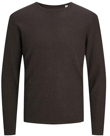 JACK & JONES Male Strickpullover Einfarbig Strickpullover | Knit Fit, Einfarbig, Langarm, Casual, Bei max. 40°C im schongang waschen