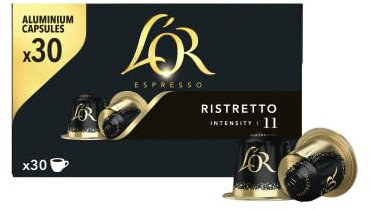 L Or Cafe en Capsules Ristretto (intensite 11) - La boite de 30, 156g