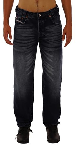 Picaldi® Zicco 472 Jeans | Loose & Relaxed Fit | Karottenschnitt Hose | Lässig & Locker Geschnitten (W34/L32, Tansanit)