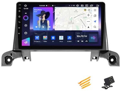 Autoradio 2 DIN Android 13 Avec Écran Tactile QLED Compatible Avec Peugeot 3008 2017~2020 Autoradio 9 Pouces Avec Navigation Bluetooth Car Play Auto Android Radio FM RDS SWC,8 Core NF7 8G+256G