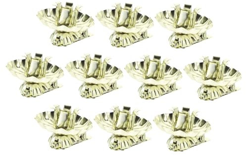 ANDRESLAD 10stücke Teiliges Weihnachtsbaum Kerzenhalter Aus Praktische Clip Kerzenklammern Für Festliche Dekoration Elegante Weihnachtslichter Für Stimmungsvolle Abende