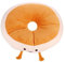 TOPBATHY Kissen bürostuhlunterlage bürostuhl unterlage Chair mat autositz Auflage sitzbank Polster stuhlauflage car seat Cushion erdungsmatte Floor Cushion Sitzpolster mats Plüsch Orange