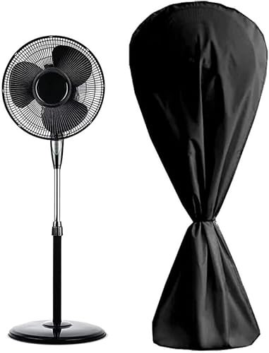 Daaxing 210D Oxford Cloth Pedestal Fan Cover,Standing Floor Fan Protector Cover,Waterproof Dust Fan Cover,57 * 30 Inches/145 * 75cm