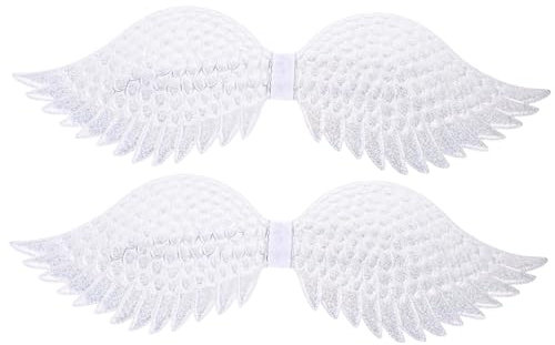 CONGARTENO 2piezas Alas De Ángel Doradas Para Disfraz De Halloween Accesorios De Alas Para Fiesta De Cosplay De Hada Para Sesión De Fotos