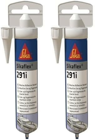 Sika – Dichtstoff – Sikaflex-291i Weiß – ideal für den Marinebereich – hochelastisch und überlackierbar – geruchsarm – 70 ml (Packung mit 2)
