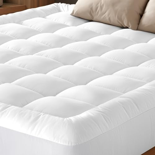 Matratzen Topper 140x200cm - Wolkenweicher – Ultraweicher, atmungsaktiver Mikrofaser, Tiefe Taschenpassform