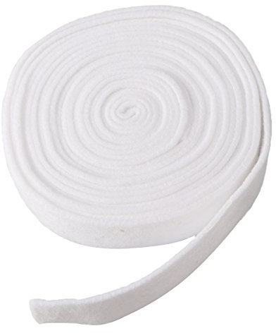 OULII Feutrine Blanche Tissu Feutre de Laine Ruban de Noel 3cm x 500cm