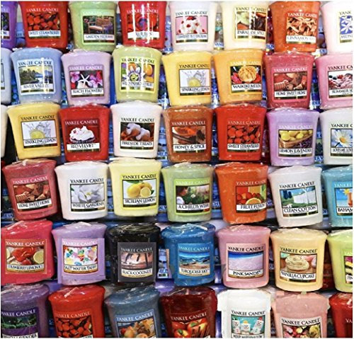 Yankee Candle Votivkerzen – 10 sortierte Votivkerzen (10 Ct Lebensmitteldüfte gemischt)