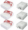 3 Hepa und 3 Carbon Filter passend für Lux Intelligence Royal Hepa Abluftfilter S 115 Staubsauger