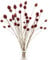 HUAESIN 30 PCS Getrocknete Blumen deko Natürliche Getrocknete Tannenzapfen Strauß Trockenblumen für Hochzeit Hause Party Fotografie Vase Blumenarrangement Dekoration