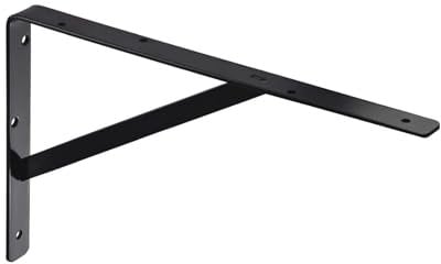 Gedotec Console pour Charges Lourdes | Athena | Profondeur 500 mm | 1 Pièce - Equerre Murale crochet mural a visser | Noir | Capacité charge 300 kg | Support d'étagère en acier massif