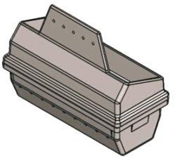 Original MCZ Kohlenbecken für Athos HYDRO, Nova HYDRO, Polar HYDRO Pelletofen, Kabeljau. 4130870