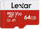 Lexar Micro SD 64 GB, Scheda Micro SD fino a 100 MB/sec(R), Scheda di Memoria microSDXC con Adattatore SD, A1, U3, C10, V30, Micro SD Card