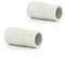 DL-pro Adaptateur de tuyau de vidange de 21 mm à 19 mm compatible avec Bosch Siemens 00027696 avec 2 embouts en caoutchouc pour machine à laver et lave-vaisselle