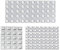 134 Pcs Lagrimas Silicona, Pies de Goma Transparentes, Topes Elásticos, Gotas Silicona Adhesivas, Almohadilla Autoadhesiva para Protector Antigolpes, Búfer Muebles, 3 Tamaño