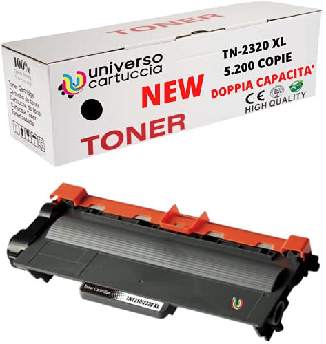 UniversoCaruccia® TN 2320 TN-2320 XL Toner kompatibel zu Brother MFCL2700DW / MFCL2700DN / MFCL2720DW / MFCL2740DW / DCPL2500D / HLL2300D / HLL2340DW / HLL2365DW/HLL23777 0DN(1. X TN2320 XL)