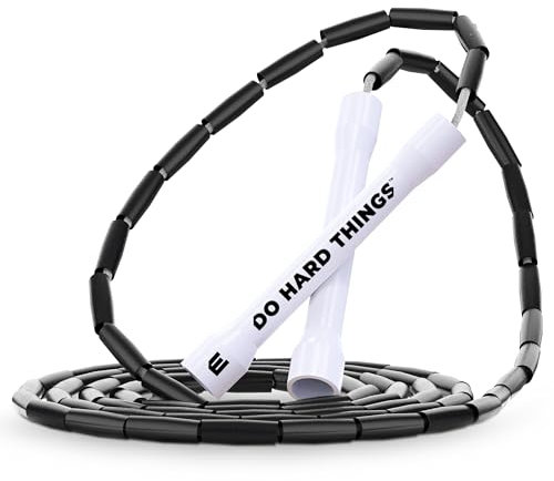 Elite SRS; Do Hard Things, Perlen-Springseil – verstellbare Springseile für Fitness mit unzerbrechlichen Griffen und bruchsicheren Perlen – perfekte Ergänzung zu Ihrem Trainingsgerät