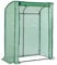 LARMNEE Invernadero de Techo Curvo, Mini Invernadero de Jardín para Tomates, Diseño Superior Redondeado para Evitar Encharcamiento, Puerta Enrollable con Marco Metálico, Verde EGN71GH02