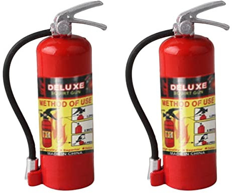 TOYANDONA 2 Stk Ferngesteuertes Auto Spielzeug Modell Feuerlöscher Dekorativer Feuerlöscher Rc Auto Feuerlöscher Schmücken Mini