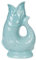 Gurgly Iconic Duck Egg Glug Jug Large 28cm 1.4L – Fish Water Jug, Decorative Fish Vase, Ornament, Carafe