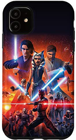 Hülle für iPhone 11 Poster zu Star Wars The Clone Wars Die letzte Staffel