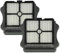 vhbw 2x filtre plissé plat compatible avec Tineco Floor One S5 Pro, Floor One S5 Extreme aspirateur sec/humide, aspirateur - Élément filtrant