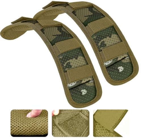 ZINZ 2-Pack Universal-Schulterpolster mit ultradickem Kissen für Taschen, Gepäck, Umhängetaschen, außerdem lang, rutschfest und atmungsaktiv,CA01FL02