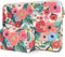 DOMISO 17,3 Zoll Laptop Hülle Tasche Wasserdicht Laptophülle Laptoptasche Sleeve Schutzhülle mit floralen Mustern für MacBook, HP, Dell, Asus Notebook,Rose