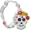 Ann Clark Ausstechform Totenkopf mit Blumen, 7,6 cm