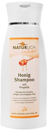 Honig Shampoo mit Propolis Natürlich vom Imker normales, fettiges, schuppiges Haar 200 ml