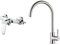 Ibergrif M12059-1, Mitigeur monocommande Douche, Robinet Douche Universel Filetage G1/2 & GRIFEMA G4008, Robinet de Cuisine ColdStart, Mitigeur Chaud et Froid à Poignée Unique