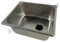 Fregadero pica lavabo pequeño camper caravaning de Acero Inoxidable con Desagüe Acodado, 26x32x15 cm ideal para espacios pequeños en autocaravana o furgoneta ideal para una noche de camping.
