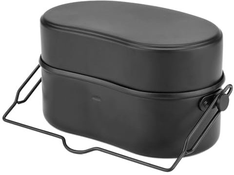 Lonchera de aluminio, lonchera de aluminio con asa, contenedor de alimentos versátil, solución de almacenamiento de comidas, caja de embalaje compacta para almuerzo de trabajo