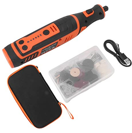 Fit Cordless DC Electric Mill Lithium Rechargeable Mini Cordless Drill Grinder Set for Metal Iron Copper 7.2V