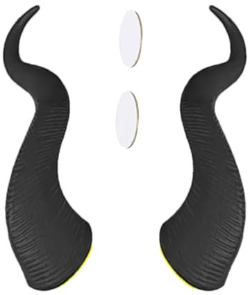 Motorradhelme Teufelshörner,Teufelshörner Helme,2 Stück kleine Teufelshörner | Kleine Teufelshörner für Helme, Zubehör- für Motorrad-Skihelme