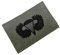 Abzeichen Fallschirmjäger US-Paratrooper OLIV mit SCHWARZEM STICK Textil Aufnäher USA Springerabzeichen U.S. ARMY