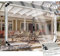 DGSFES Clear Tarpaulin Waterproof Heavy Duty 2.2m x 3.2m With Eyelets, Transparent Rainproof 600 g/m² Pergola Side Panels With 1 Zip for Garden Patio Cover