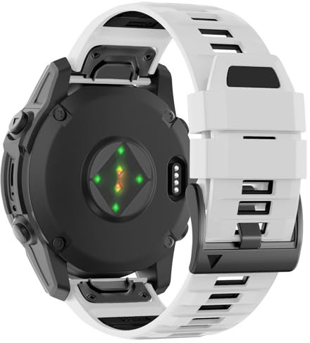 U-LIMVE Armband für Garmin Fenix 8 47mm/Fenix 7 Pro/Fenix 7/Fenix 6 Pro/Fenix 6/Fenix 5/Epix Pro 47mm/Fenix E, QuickFit 22mm Silikon Armband