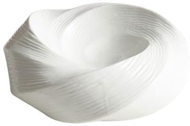 Assiettes Plates Vaisselle spécialisée for hôtel Restaurant, Sensation Premium, Assiette en céramique Blanche créative, Assiette de Cuisine personnalisée Assiettes à Dîner(Grand)