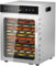Essiccatore Alimentare Acciaio Inox, 12 Vassoi Con Display LCD, 24 ore Timer, 30-90°C Temperatura Regolabile,800W Essiccatore di Frutta e Verdura, Vassoi Lavabili in Lavastoviglie (12 lastre)