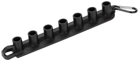 MagiDeal Pressure Washer Tip Holder Storage Rack Rubber Easy to Install Attachments Professional Bracket Power Washer Accessories, 7 Holes