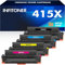 415X 415A Toner: (with Chip) Kompatible Ersatz für HP 415X 415A W2030X W2030A Toner für HP Color Laserjet Pro MFP M479fdw M479dw M479fnw M479fdn M454dn M454dw W2031X W2032X W2033X 4er-Pack