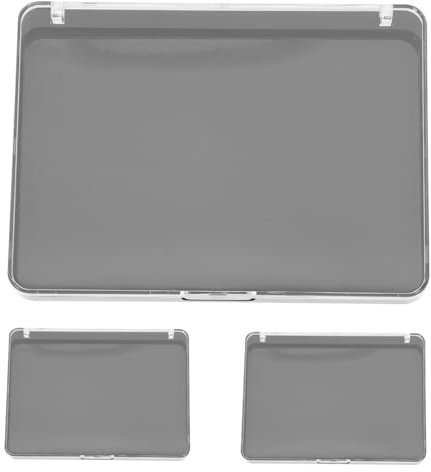 CALLARON 3 Pezzi Scatola Vuota Per Ombretti Con Calamita Coperchio Trasparente Vassoio Per Cosmetici Organizzabile