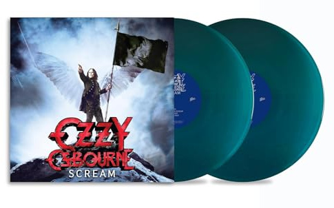 Ozzy Osbourne, Neues Album 2025, Scream, Limited Exclusive Edition Sea Blue Doppelvinyl, 2 LP