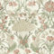 Full Roll - Woodland Cream Pink Green Wallpaper - Animals Floral Natural 10.05m x 53cm Roll - Contemporary Sophisticated Versatile - Bedroom Dining Room Living Room Sage Blush Rabbits Birds