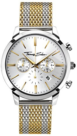 Thomas Sabo HerrenArmbanduhr Analog Quarz Edelstahl WA0286-282-201-42 mm