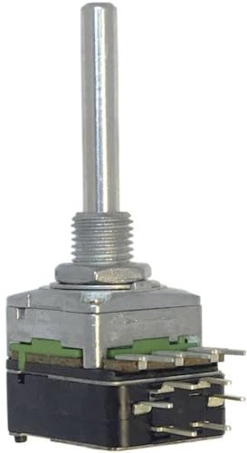 Potentiometer Service RD1601SF-20B4-30R6-B100K 63250-01402-5838/B100K Dreh-Potentiometer 1-Gang, mit Druck-Zug-Schalter