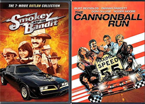 Burt Reynolds 8 Movie Comedy / Racing / Outlaw Collection - Smokey and the Bandit 7 Movie Bundle & The Cannonball Run DVD Action