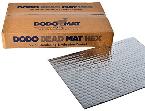Dodo Mat DEADN Hex sound deadening mat, 20 Sheets, 20 sq.ft (1.8sq.m), car & van sound proofing, vibration damping