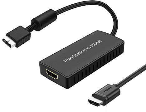 Sony PS2 to HDMI Adapter - Supports 4:3/16:9 Screen Aspect Ratio Switch for Playstation 1/2